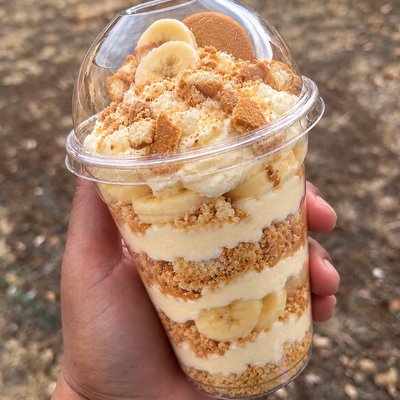 Banana Pudding Cheesecake Cake Cup