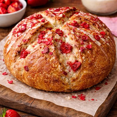 Strawberry Cheesecake Sourdough