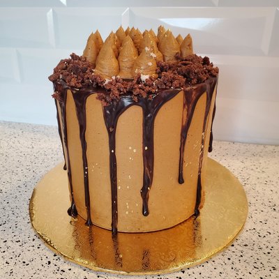 Dark Chocolate Espresso Cake