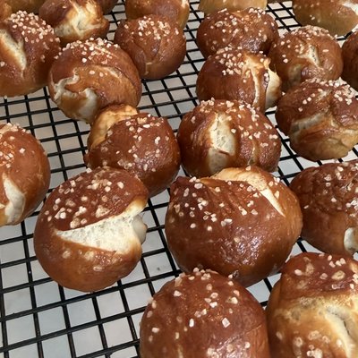Sourdough Pretzel Bites