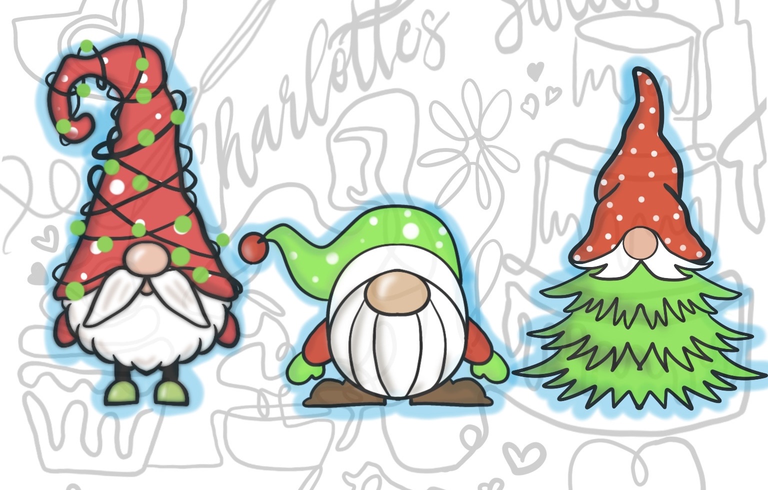 Christmas Gnomes Cookies