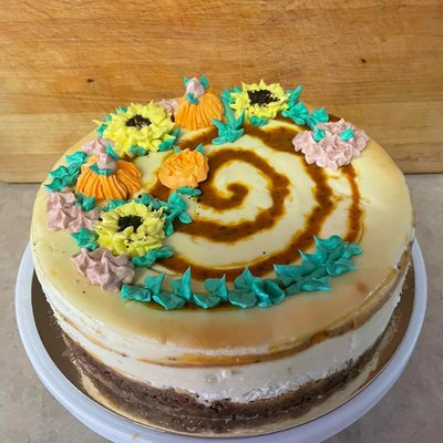Pumpkin Swirl Cheesecake