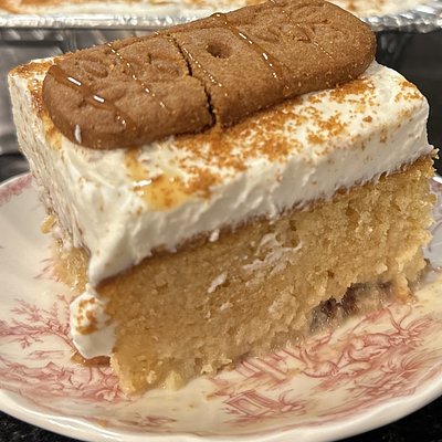 Biscoff Cookie Butter Tres Leches
