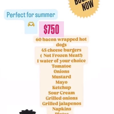 Bacon Wrapped Hot Dogs & cheeseburgers