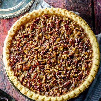 Maple Bourbon Pecan Pie 