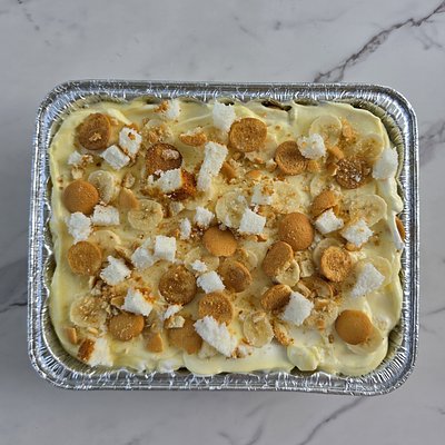Pan Of Banana Pudding
