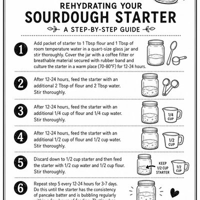Rehydrating Your Sourdough 