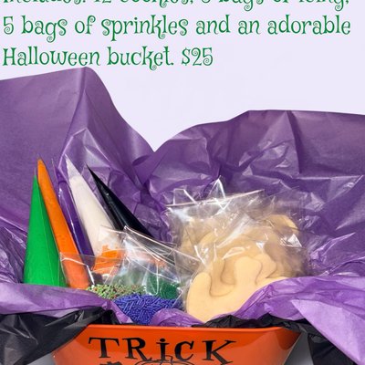 Halloween Cookie Kits 12 Cookies