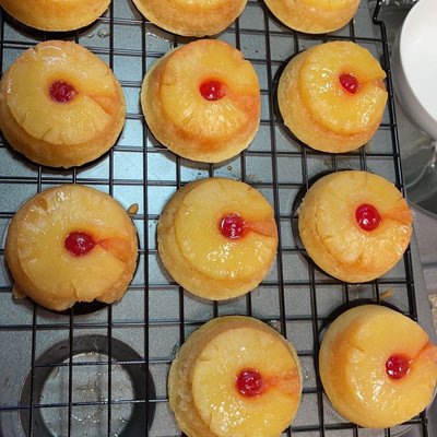Pineapple Upside Down Cupcakes 