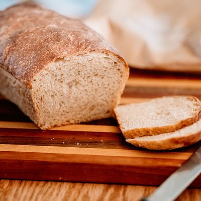 Honey Wheat Sourdough Sandwich Loaf
