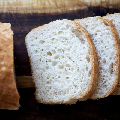 White Sandwich Bread Loaf