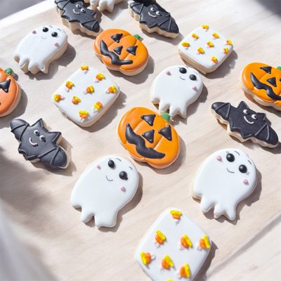 Mini Halloween Sugar Cookies