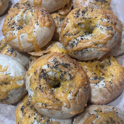 Ten Cheese & Herb Bagels