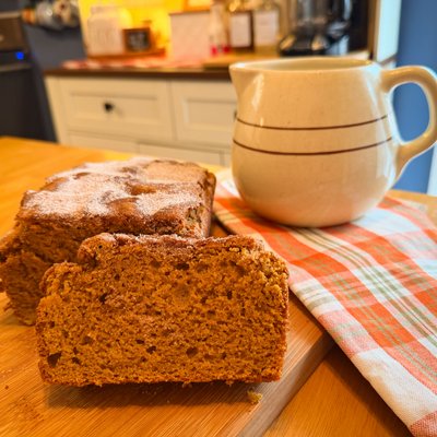 Cinnamon Sugar Pumpkin Loaf 