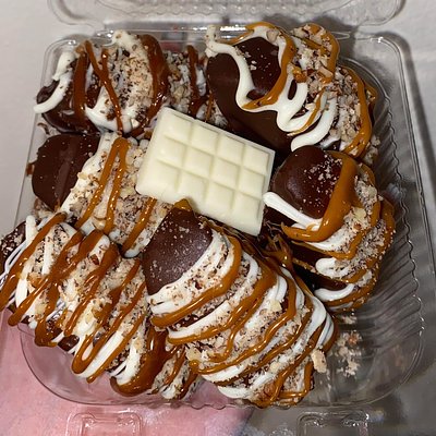 Caramel Pecan Chocolate Apple Slices