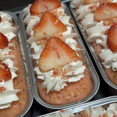 Strawberry Tres Leche Mini Cake