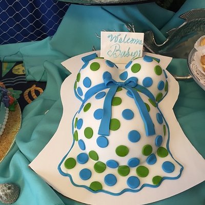 Baby Shower Dress Cake