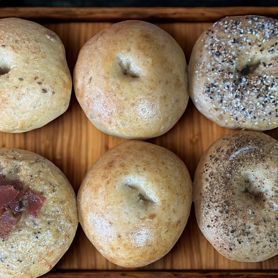 4 Pack- Sourdough Bagels-Same Flavor Per Pack