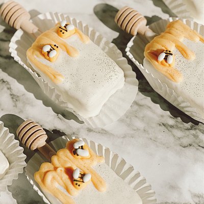 Dipped Rice Krispie Pops