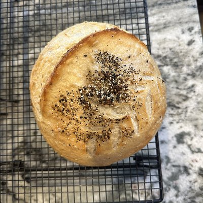 Everything But The Bagel Sourdough Boule