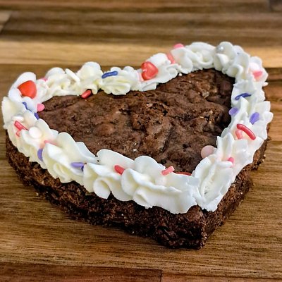 Simple Valentine's Brownie