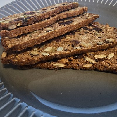 Cranberry Walnut Sourdough Harvest Crisps