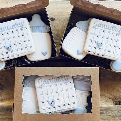 Gender Reveal Cookie Box