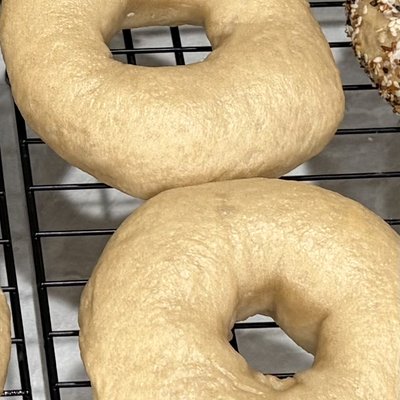 Plain Sourdough Bagels