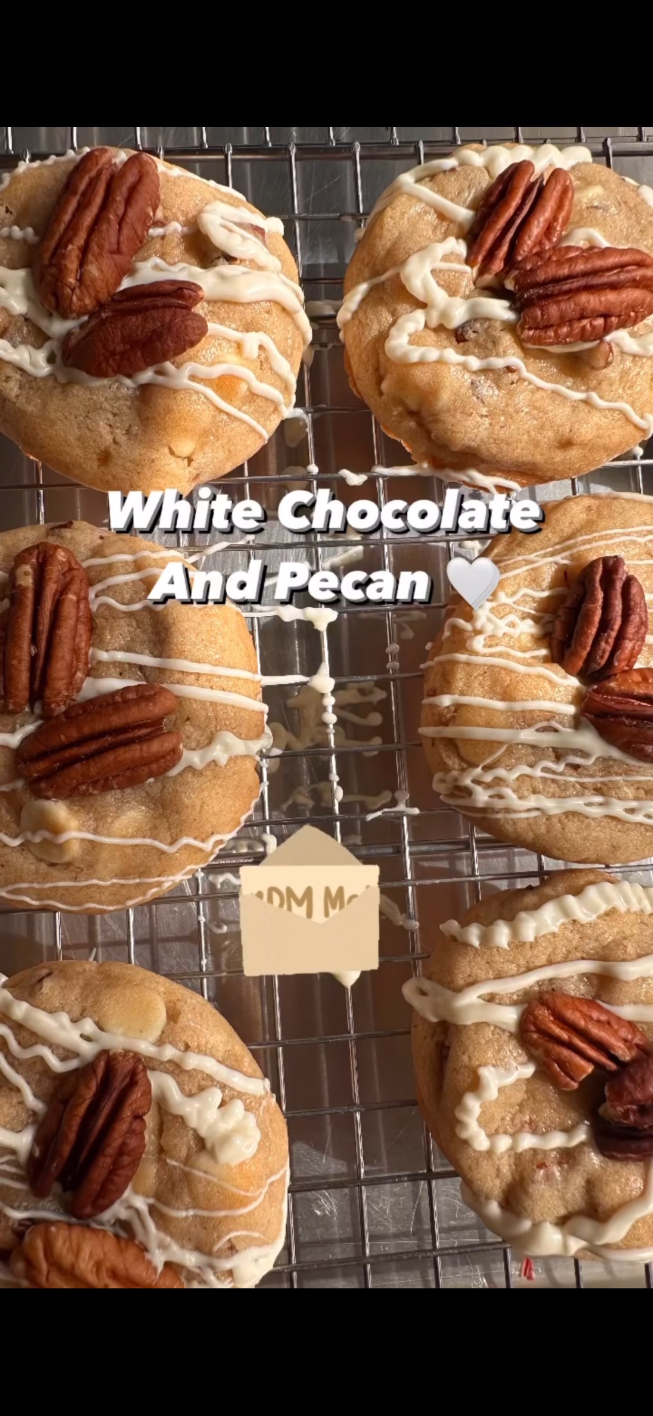 White Chocolate Pecan Cookies