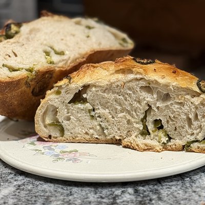 Jalapeño Cheddar Sourdough Bread