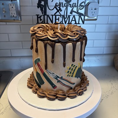 Graduation Theme 6inch 3 Layer Cake 