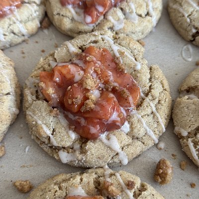 Peach Cobbler Cookies 