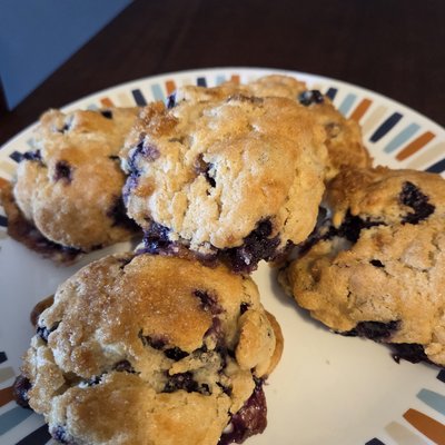 Blueberry Cardamom Scones