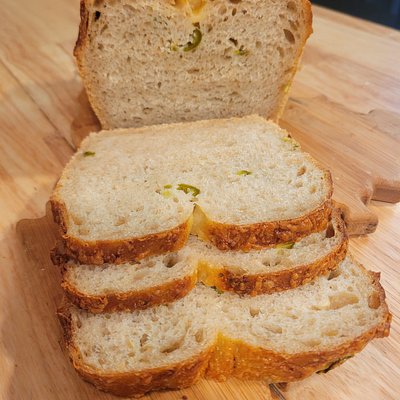 Hot Honey Sourdough Sandwich Bread