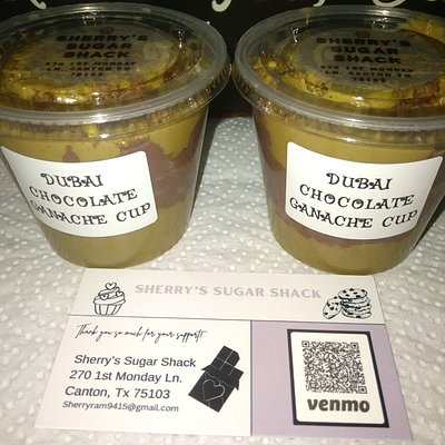 DUBAI CHOCOLATE GANACHE SAMPLER CUP 