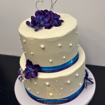 2 Tier Custom Cake 8 Inch And 10 Inch