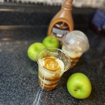 Caramel Apple Cheesecake Cup