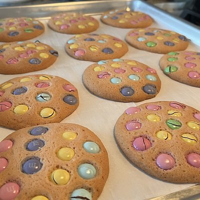 M&M Sugar Cookies