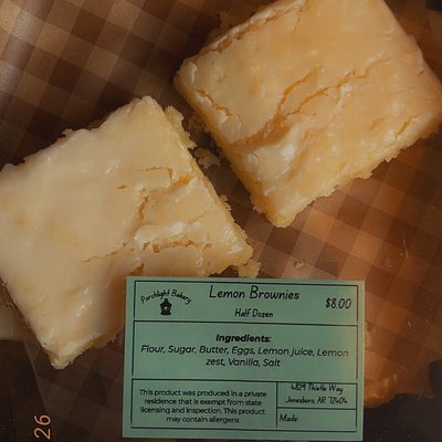 Lemon Brownies- Half Dozen
