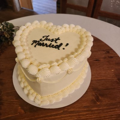 8" Layer Cake Heart
