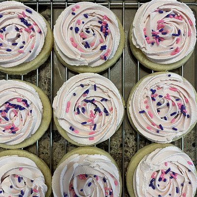 Buttercream Frosted Sugar Cookies
