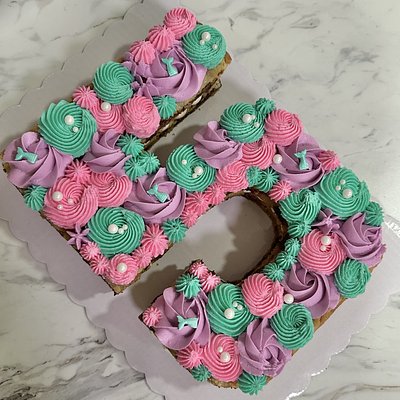 XL Number/Letter Cake- Single Layer