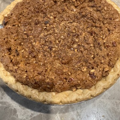 Praline Pecan Sweet Potato Pie 