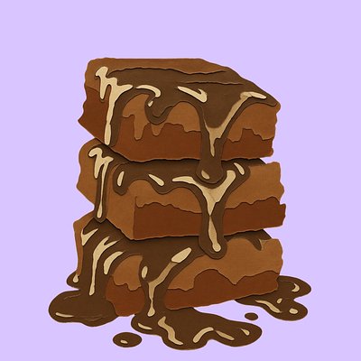 Full Pan - Fudgey Brownie Slice 
