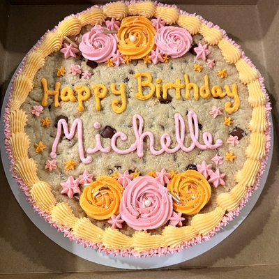 12” Custom Brown Butter Cookie Cake 