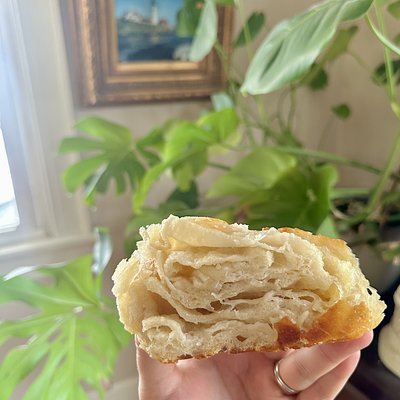 Sourdugh Croissant Loaf