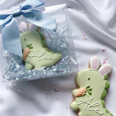 Custom Dino Or Bunny Cookie