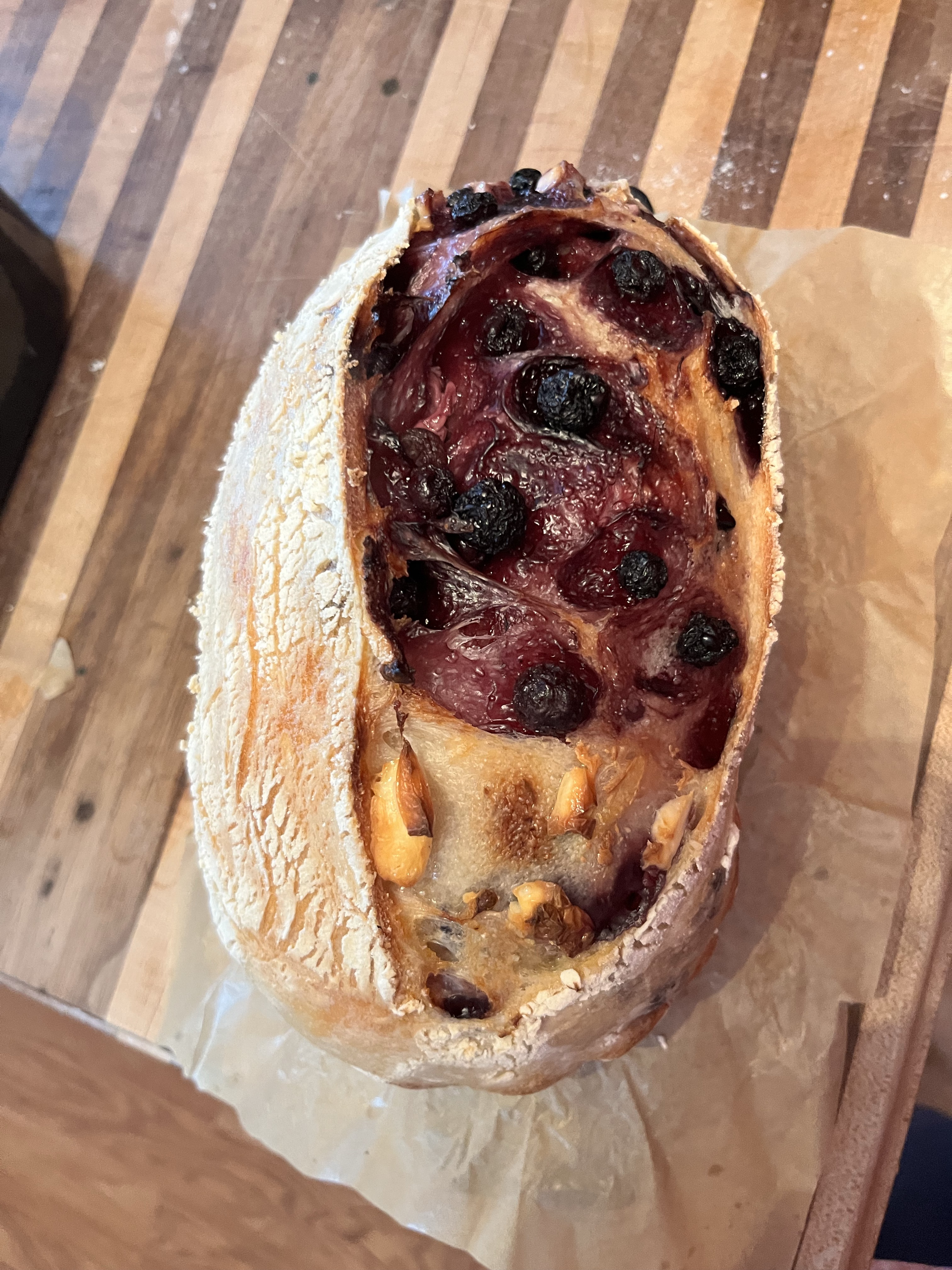 Blueberry cheesecake