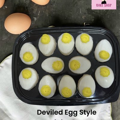 1 Dozen Deviled Egg Style Mini Sugar Cookies