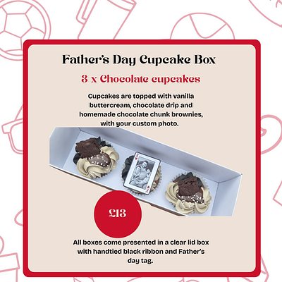 Fathers Day Cupcake Box 